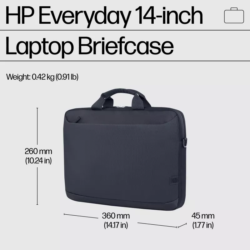 HP Everyday 14 inch aktovka na notebook, aktovka, 35,8 cm (14,1 inch), ramenný popruh, 420 g