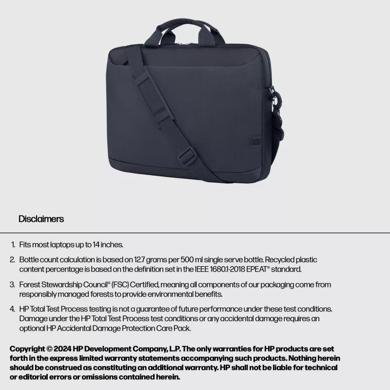 HP Everyday 14 inch aktovka na notebook, aktovka, 35,8 cm (14,1 inch), ramenný popruh, 420 g