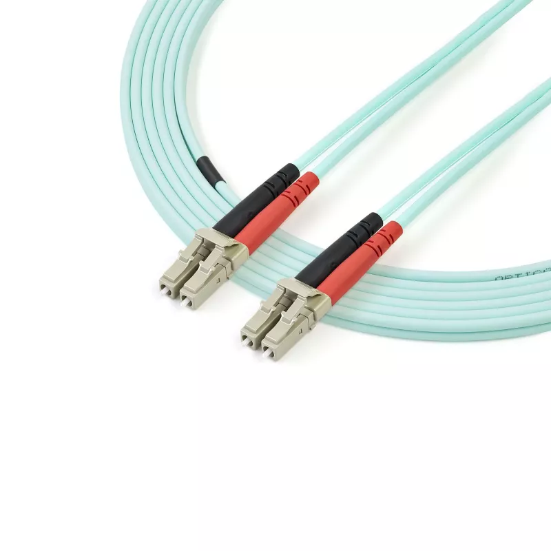 StarTech.com 2m (6ft) LC/UPC na LC/UPC OM3 multimódový optický kábel, plný duplex 50/125µm zipcord kábel, 100G, nízky útlm vloženia, LSZH optický patch kábel