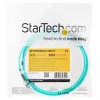 StarTech.com 2m (6ft) LC/UPC na LC/UPC OM3 multimódový optický kábel, plný duplex 50/125µm zipcord kábel, 100G, nízky útlm vloženia, LSZH optický patch kábel