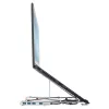 Targus AWU100205GL stojan na notebook so 4-portovým USB hubom, 25,4–39,6 cm (10–15,6 palca), strieborný