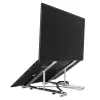 Targus AWU100205GL stojan na notebook so 4-portovým USB hubom, 25,4–39,6 cm (10–15,6 palca), strieborný