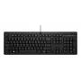 HP 125 káblová klávesnica, Full-Size (100 %), káblová, USB, čierna