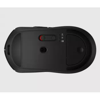 HP 700 nabíjateľná bezdrôtová myš, obojručná, RF Wireless + Bluetooth, 6000 DPI, čierna