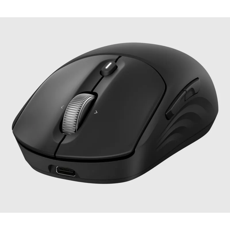 HP 700 nabíjateľná bezdrôtová myš, obojručná, RF Wireless + Bluetooth, 6000 DPI, čierna