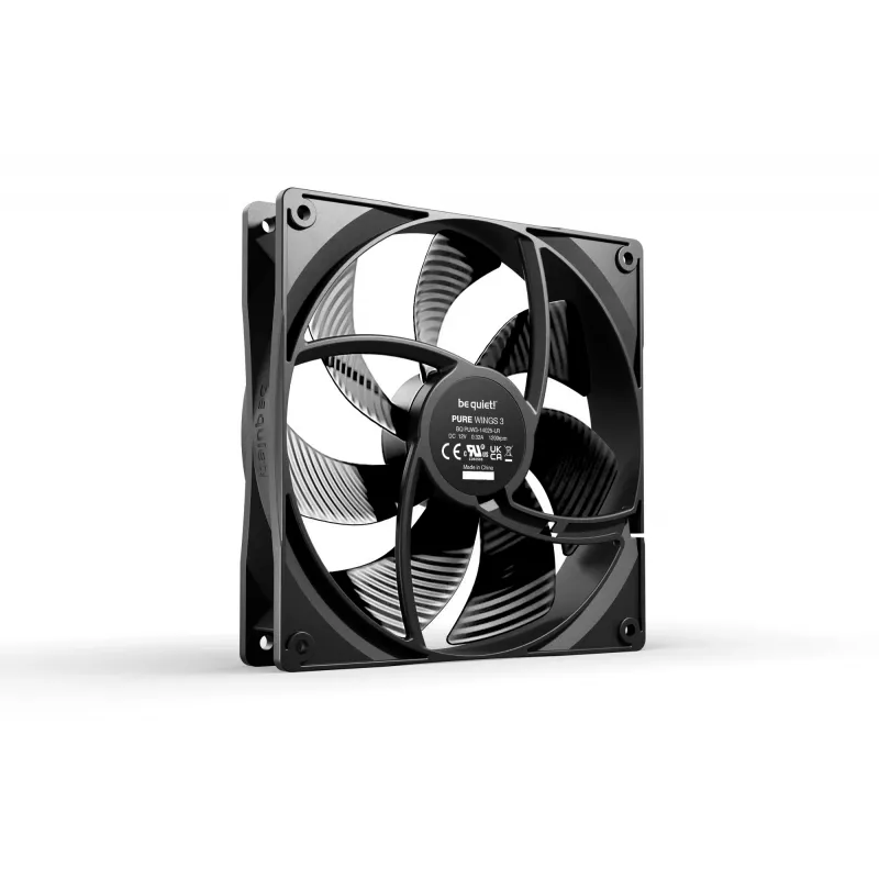 be quiet! Pure Wings 3 140mm ventilátor do počítačovej skrine 14 cm čierny 1 kus