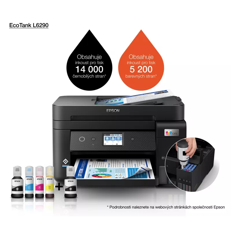 Epson EcoTank L6290 atramentová A4 4800 x 1200 DPI 33 ppm Wi-Fi