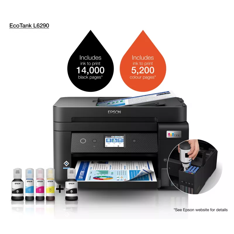 Epson EcoTank L6290 atramentová A4 4800 x 1200 DPI 33 ppm Wi-Fi