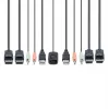 StarTech.com 2-portový KVM switch s DisplayPort káblom pre dva monitory, 4K 60Hz, kompaktný KVM switch s integrovanými 1,5 m USB-A/DisplayPort/audio káblami, napájaný zbernicou – prepínanie diaľkovým tlačidlom/hotkeymi