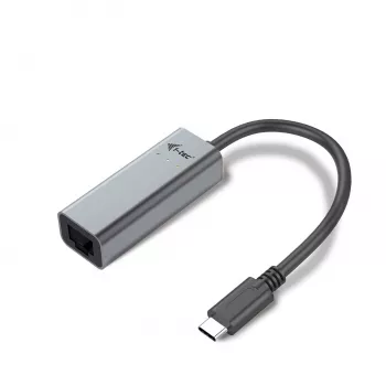 i-tec Metal USB-C Gigabit Ethernet adaptér, káblový, USB Type-C, Ethernet, 1000 Mbit/s, sivý