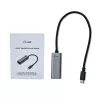 i-tec Metal USB-C Gigabit Ethernet adaptér, káblový, USB Type-C, Ethernet, 1000 Mbit/s, sivý