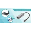 i-tec Metal USB-C Gigabit Ethernet adaptér, káblový, USB Type-C, Ethernet, 1000 Mbit/s, sivý