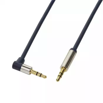 Audio kábel LogiLink 3,5 mm – 3,5 mm, 1 m, modrý
