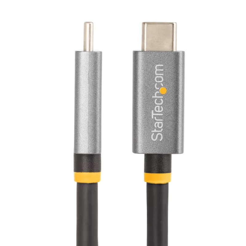 StarTech.com 1 m USB4 kábel, USB-IF certifikovaný USB-C kábel, 40 Gbit/s, USB Type-C dátový prenosový kábel, 100 W Power Delivery, 8K 60 Hz, kompatibilný s Thunderbolt 4/3/USB 3.2