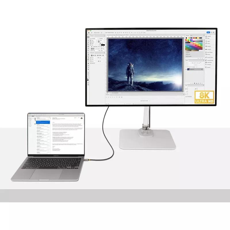 StarTech.com 1 m USB4 kábel, USB-IF certifikovaný USB-C kábel, 40 Gbit/s, USB Type-C dátový prenosový kábel, 100 W Power Delivery, 8K 60 Hz, kompatibilný s Thunderbolt 4/3/USB 3.2