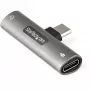 StarTech.com CDP235APDM audio a nabíjací adaptér USB-C s 3,5 mm TRRS konektorom na slúchadlá/headset a 60 W USB-C Power Delivery pass-through, pre telefón/tablet/notebook