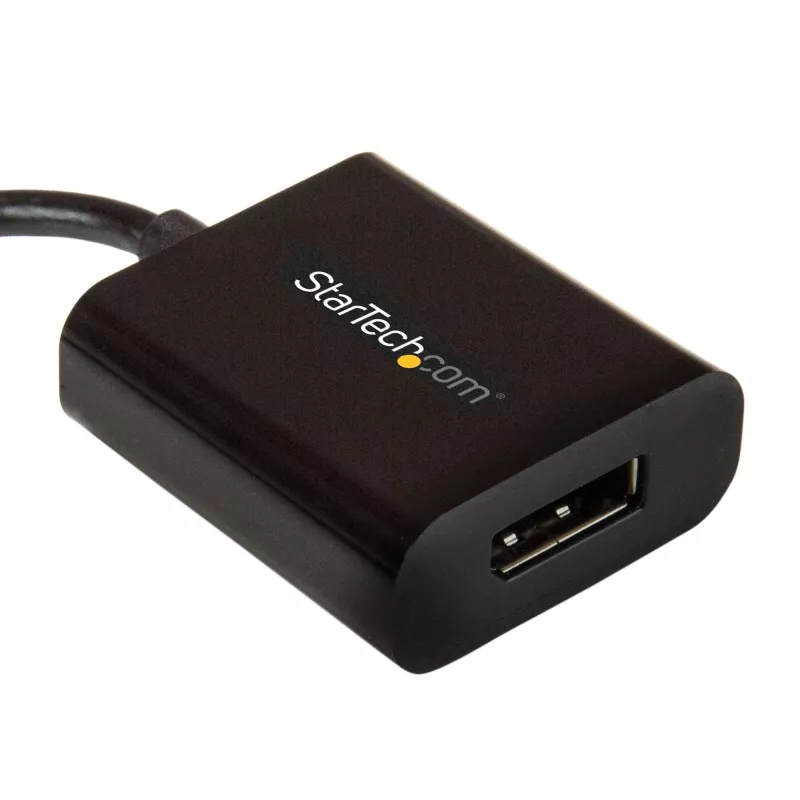 StarTech.com USB-C na DisplayPort adaptér - 4K 60Hz/8K 30Hz - USB Type-C na DP 1.4 HBR2 adaptér dongle - kompaktný USB-C (DP Alt Mode) monitor video konvertor - Thunderbolt 3 kompatibilný