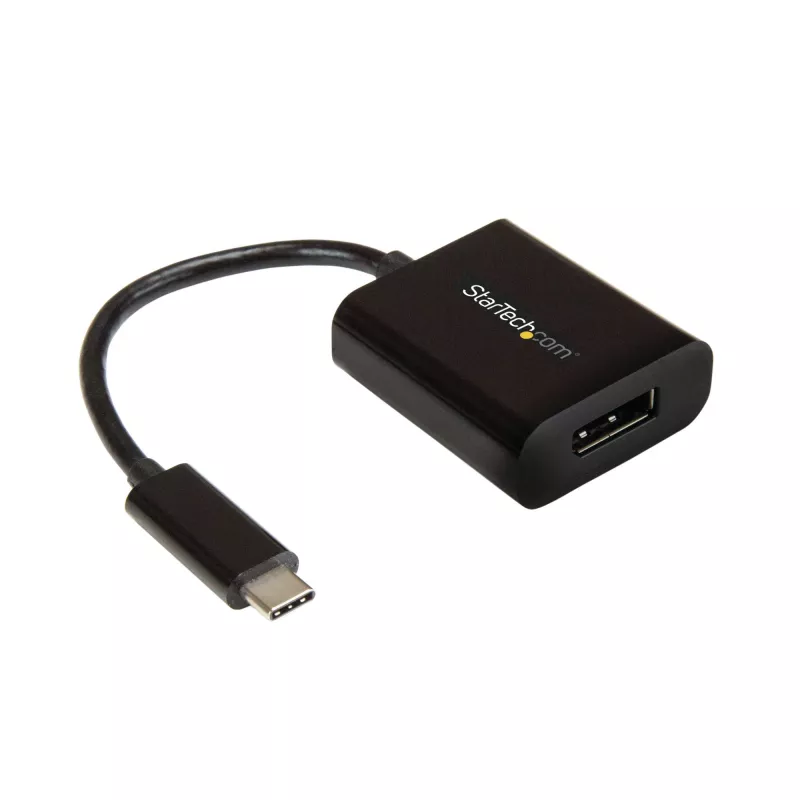 StarTech.com USB-C na DisplayPort adaptér - 4K 60Hz/8K 30Hz - USB Type-C na DP 1.4 HBR2 adaptér dongle - kompaktný USB-C (DP Alt Mode) monitor video konvertor - Thunderbolt 3 kompatibilný
