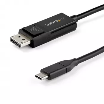 StarTech.com 1 m USB-C na DisplayPort 1.4 kábel 8K 60 Hz/4K – obojsmerný DP na USB-C alebo USB-C na DP reverzibilný video adaptér kábel – HBR3/HDR/DSC – USB Type-C/Thunderbolt monitor kábel