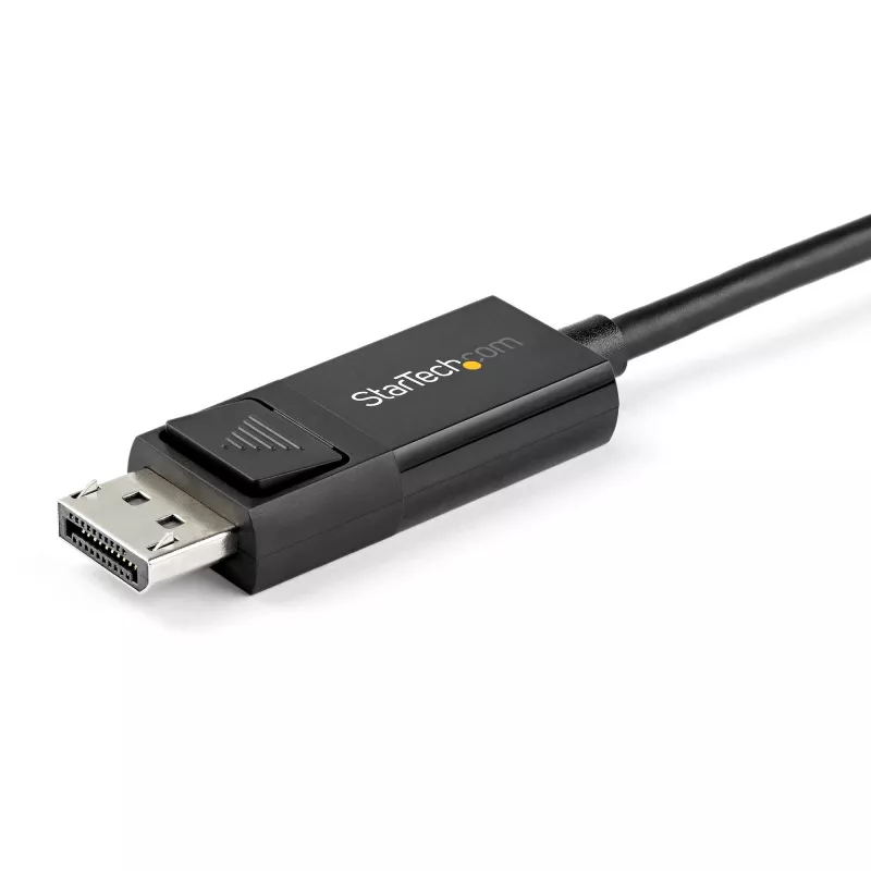 StarTech.com 1 m USB-C na DisplayPort 1.4 kábel 8K 60 Hz/4K – obojsmerný DP na USB-C alebo USB-C na DP reverzibilný video adaptér kábel – HBR3/HDR/DSC – USB Type-C/Thunderbolt monitor kábel