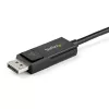 StarTech.com 2m USB-C na DisplayPort 1.4 kábel 8K 60Hz/4K - Obojsmerný DP na USB-C alebo USB-C na DP reverzibilný video adaptér kábel - HBR3/HDR/DSC - USB Type-C/Thunderbolt 3 monitor kábel (CDP2DP142MBD)