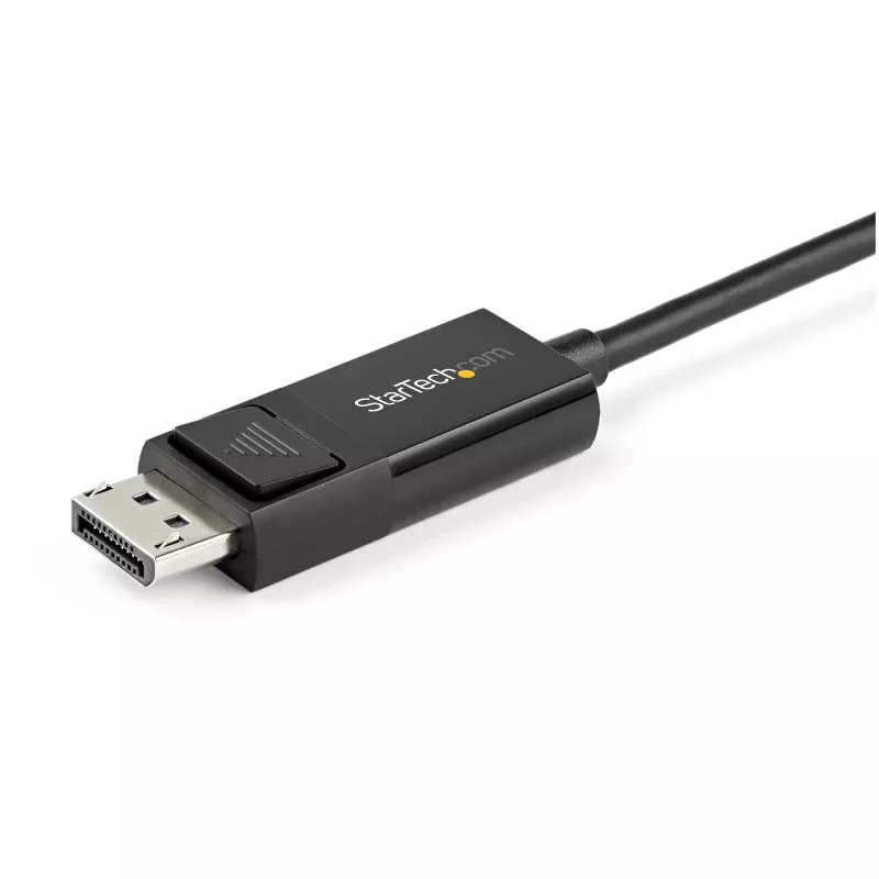 StarTech.com 1m USB-C na DisplayPort 1.2 kábel 4K 60Hz - Obojsmerný DP na USB-C alebo USB-C na DP reverzibilný video adaptér kábel - HBR2/HDR - USB Type C/Thunderbolt monitor kábel