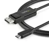 StarTech.com 1m USB-C na DisplayPort 1.2 kábel 4K 60Hz - Obojsmerný DP na USB-C alebo USB-C na DP reverzibilný video adaptér kábel - HBR2/HDR - USB Type C/Thunderbolt monitor kábel