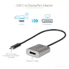 StarTech.com USB-C na DisplayPort adaptér – 8K/4K 60Hz USB-C na DisplayPort 1.4 adaptér dongle – USB Type-C na DP monitor video konvertor – kompatibilný s Thunderbolt 3 – s 30 cm dlhým, pripojeným káblom