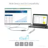 StarTech.com USB-C na DisplayPort adaptér – 8K/4K 60Hz USB-C na DisplayPort 1.4 adaptér dongle – USB Type-C na DP monitor video konvertor – kompatibilný s Thunderbolt 3 – s 30 cm dlhým, pripojeným káblom