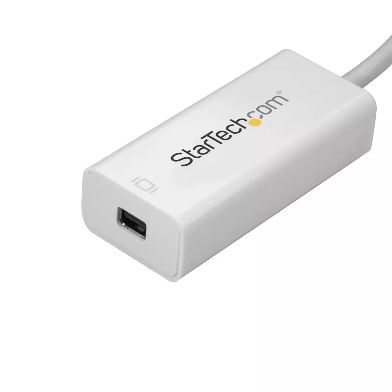 StarTech.com USB-C na Mini DisplayPort adaptér – 4K 60 Hz – biely – USB 3.1 Type-C na Mini DP adaptér – aktualizovaná verzia je CDP2MDPEC
