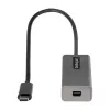 StarTech.com USB-C na Mini DisplayPort adaptér – 4K 60Hz USB-C na mDP adaptér dongle – USB Type-C na Mini DP monitor – video konvertor – kompatibilný s Thunderbolt 3 – 30 cm dlhý, pripojený kábel – aktualizovaná verzia CDP2MDP