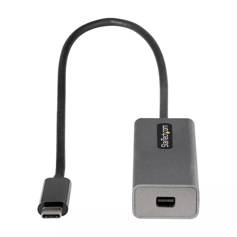 StarTech.com USB-C na Mini DisplayPort adaptér – 4K 60Hz USB-C na mDP adaptér dongle – USB Type-C na Mini DP monitor – video konvertor – kompatibilný s Thunderbolt 3 – 30 cm dlhý, pripojený kábel – aktualizovaná verzia CDP2MDP