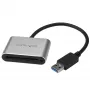StarTech.com USB 3.0 čítačka/zapisovačka kariet pre CFast 2.0 karty, CFast, CFast 2.0, čierna, strieborná, 5000 Mbit/s, hliník, aktivita, napájanie, CE, FCC, RoHS, REACH