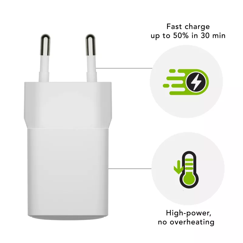 dbramante1928 re-charge Pro - EU nástenná nabíjačka - USB-C 30W - W