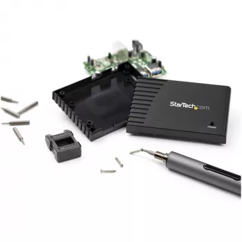 StarTech.com 20-bitová elektrická presná sada skrutkovačov - prenosný/mini akumulátorový bitový skrutkovač pre opravy elektroniky, notebookov, počítačov, tabletov a telefónov - magnetický - bezdrôtový