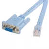StarTech.com 6 ft RJ45 na DB9 Cisco Console Management Router kábel – M/F
