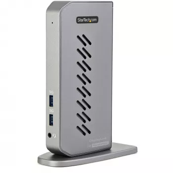 StarTech.com USB-C USB-A dok - Hybridná univerzálna USB 3.0 dokovacia stanica pre USB-C alebo USB-A notebook - Dva monitory 4K 60Hz HDMI/DisplayPort - 6x USB-A, GbE - USB 3.1 Gen 1 - Windows/Mac
