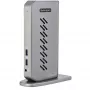 StarTech.com USB-C USB-A dok - Hybridná univerzálna USB 3.0 dokovacia stanica pre USB-C alebo USB-A notebook - Dva monitory 4K 60Hz HDMI/DisplayPort - 6x USB-A, GbE - USB 3.1 Gen 1 - Windows/Mac
