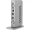 StarTech.com USB-C USB-A dok - Hybridná univerzálna USB 3.0 dokovacia stanica pre USB-C alebo USB-A notebook - Dva monitory 4K 60Hz HDMI/DisplayPort - 6x USB-A, GbE - USB 3.1 Gen 1 - Windows/Mac