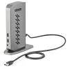 StarTech.com USB-C USB-A dok - Hybridná univerzálna USB 3.0 dokovacia stanica pre USB-C alebo USB-A notebook - Dva monitory 4K 60Hz HDMI/DisplayPort - 6x USB-A, GbE - USB 3.1 Gen 1 - Windows/Mac