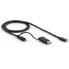 StarTech.com Univerzálna dokovacia stanica pre notebook, Hybrid USB-C & USB-A dok, Dual 4K DP & HDMI, 100W PD, Mac / Windows / Chrome OS, 4x USB 5Gbps hub, GbE