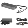 StarTech.com Univerzálna dokovacia stanica pre notebook, Hybrid USB-C & USB-A dok, Dual 4K DP & HDMI, 100W PD, Mac / Windows / Chrome OS, 4x USB 5Gbps hub, GbE