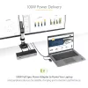 StarTech.com Univerzálna dokovacia stanica pre notebook, Hybrid USB-C & USB-A dok, Dual 4K DP & HDMI, 100W PD, Mac / Windows / Chrome OS, 4x USB 5Gbps hub, GbE