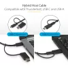StarTech.com Univerzálna dokovacia stanica pre notebook, Hybrid USB-C & USB-A dok, Dual 4K DP & HDMI, 100W PD, Mac / Windows / Chrome OS, 4x USB 5Gbps hub, GbE