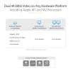 StarTech.com Univerzálna dokovacia stanica pre notebook, Hybrid USB-C & USB-A dok, Dual 4K DP & HDMI, 100W PD, Mac / Windows / Chrome OS, 4x USB 5Gbps hub, GbE