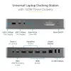 StarTech.com Univerzálna dokovacia stanica pre notebook, Hybrid USB-C & USB-A dok, Dual 4K DP & HDMI, 100W PD, Mac / Windows / Chrome OS, 4x USB 5Gbps hub, GbE