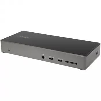 StarTech.com USB C dok - Triple 4K Monitor USB Type-C dokovacia stanica - 100W Power Delivery - DP 1.4 Alt Mode & DSC, 2x DisplayPort 1.4/HDMI 2.0 - 6xUSB (2x 10Gbps) - Windows/Chrome