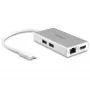 StarTech.com USB-C multiport adaptér – USB-C cestovná dokovacia stanica s 4K HDMI – 60 W Power Delivery Pass-Through, GbE, 2-portový USB-A 3.0 hub – Prenosný mini USB Type-C dok pre notebook – biela