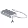 StarTech.com USB-C multiport adaptér – USB-C cestovná dokovacia stanica s 4K HDMI – 60 W Power Delivery Pass-Through, GbE, 2-portový USB-A 3.0 hub – Prenosný mini USB Type-C dok pre notebook – biela