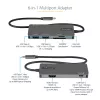 StarTech.com DKT30CHSDPD multiportový adaptér USB-C mini dok, 4K HDMI, 100 W PD, slot SD/microSD, 3-portový rozbočovač USB 3.0, pevný kábel 30 cm